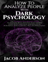 How to Analyze People with Dark Psychology - Jacob Anderson.pdf